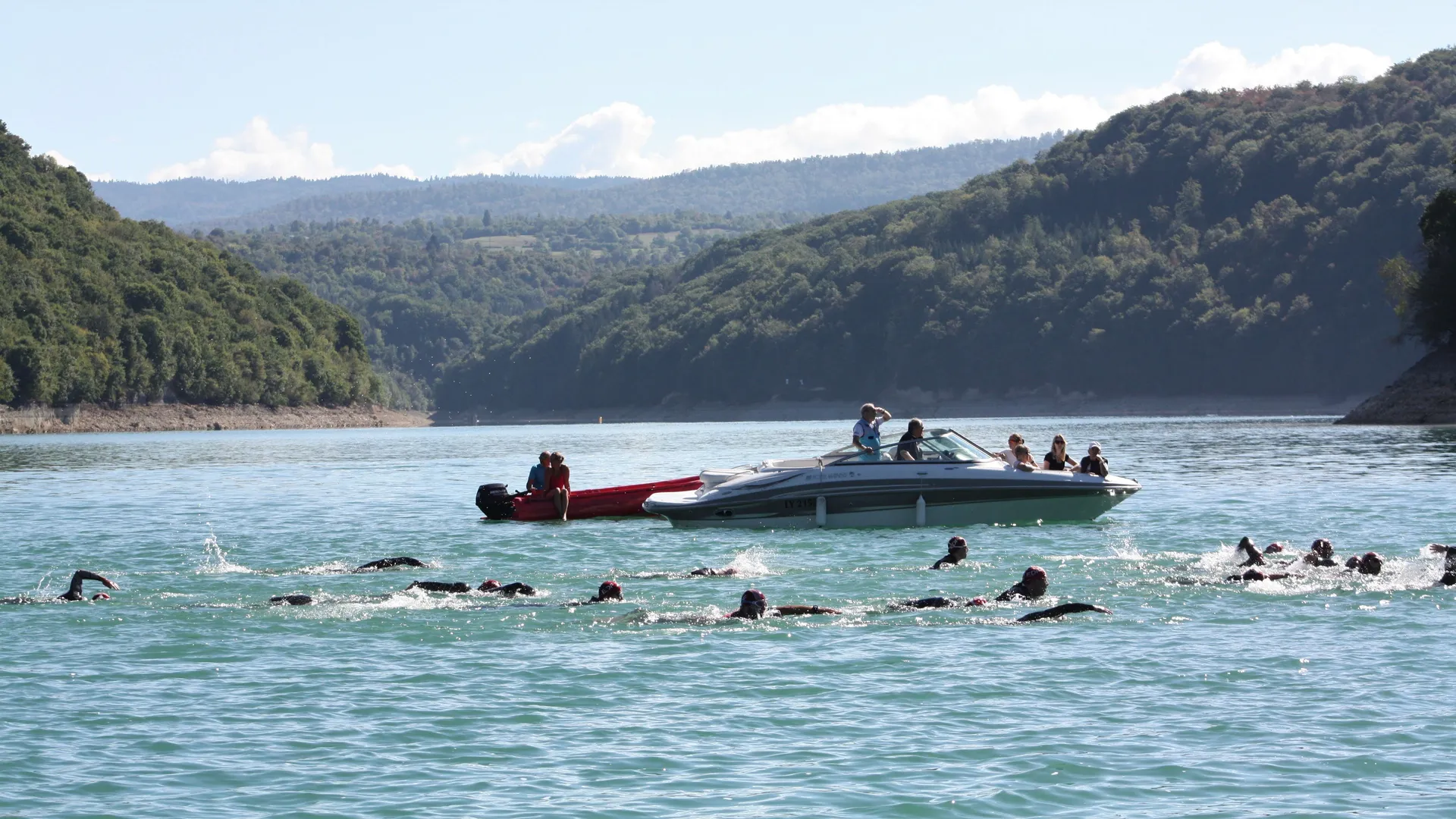 épreuve natation triathlon de vouglans