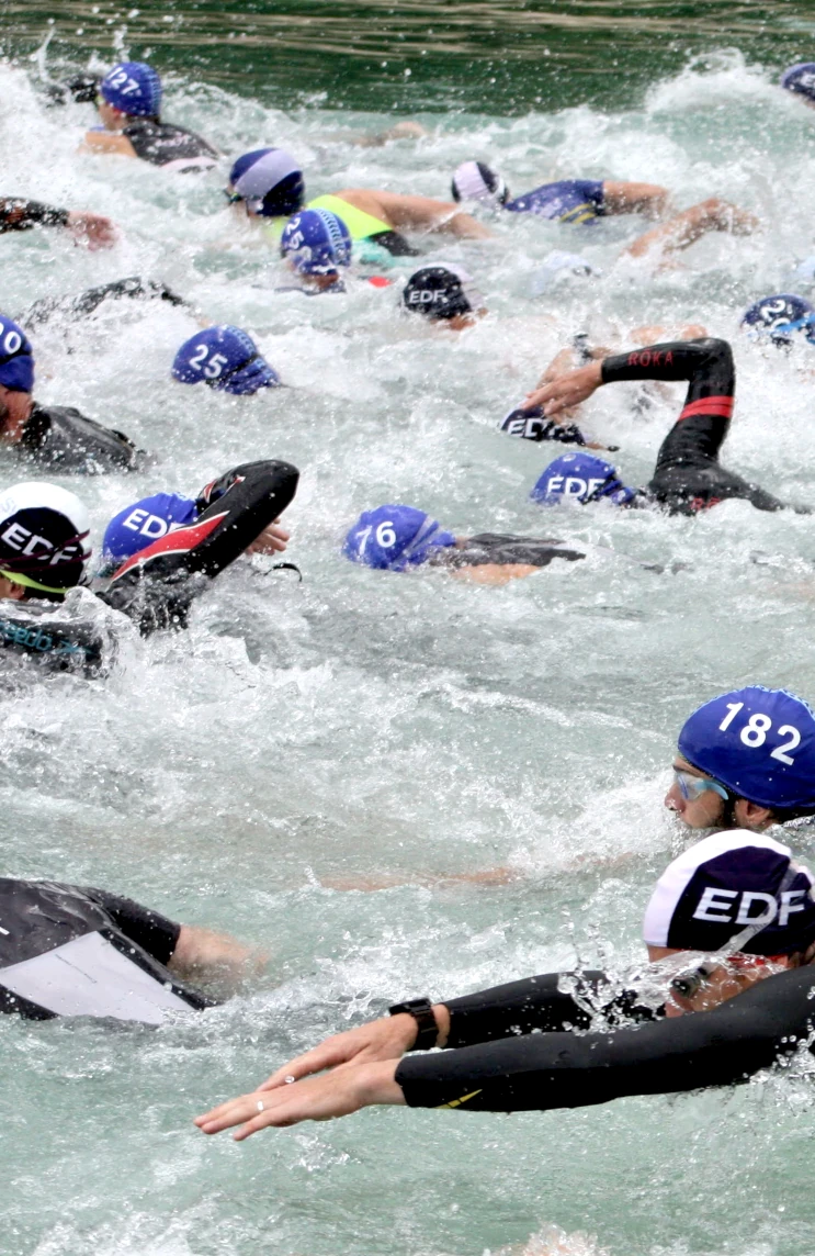 aperçu natation triathlon de vouglans